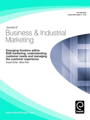 cover image of Journal of Business & Industrial Marketing, Volume 25, Issue 3